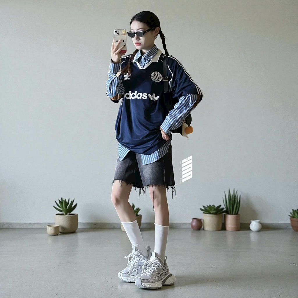 ADIDAS JERSEY SS / BLUE (KC0127)