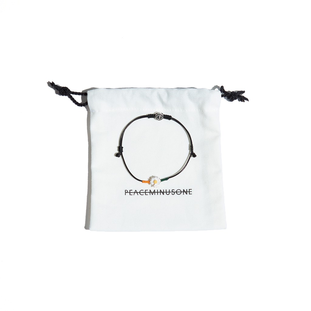 PMO STRING BRACELET #2 BLACK SMALL CHARM