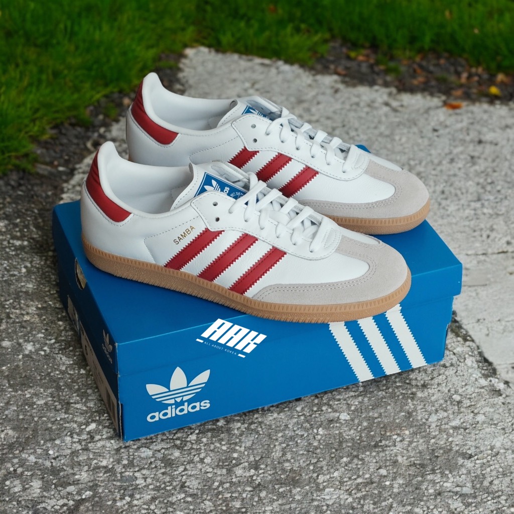 ADIDAS SAMBA OG 'COLLEGIATE BURGUNDY/GUM' (IE1330)