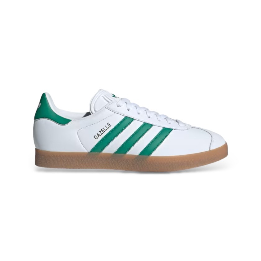 ADIDAS GAZELLE - WHITE BOLD GREEN ( IH2216)