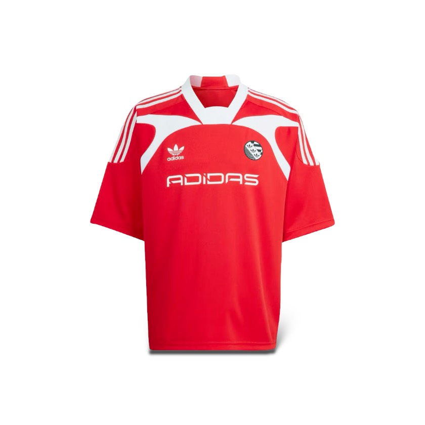 ADIDAS ADILENIUM OVERSIZED SHORT SLEEVE JERSEY 'Better Scarlet' - IW3637