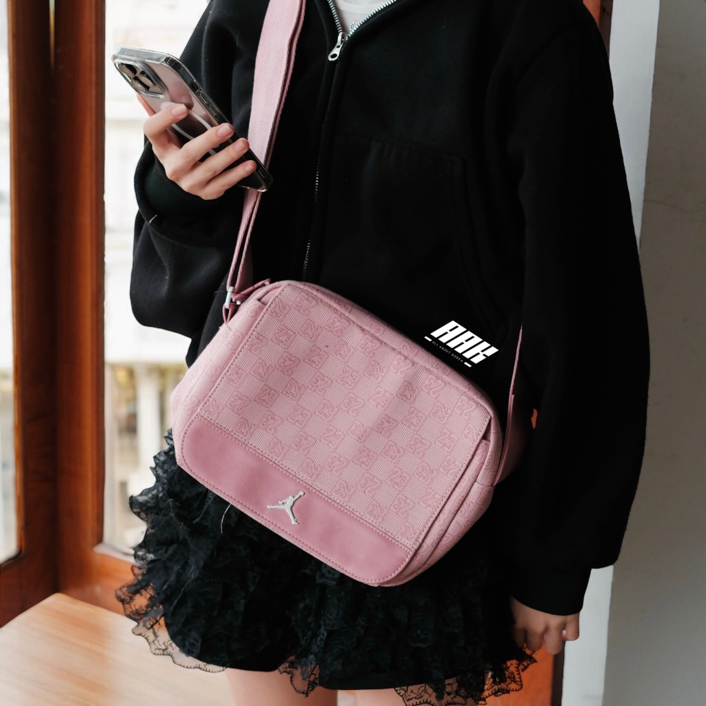 JORDAN SHOULDER BAG 'MONOGRAM PINK LIMITED EDITION' (FJ6790 625)