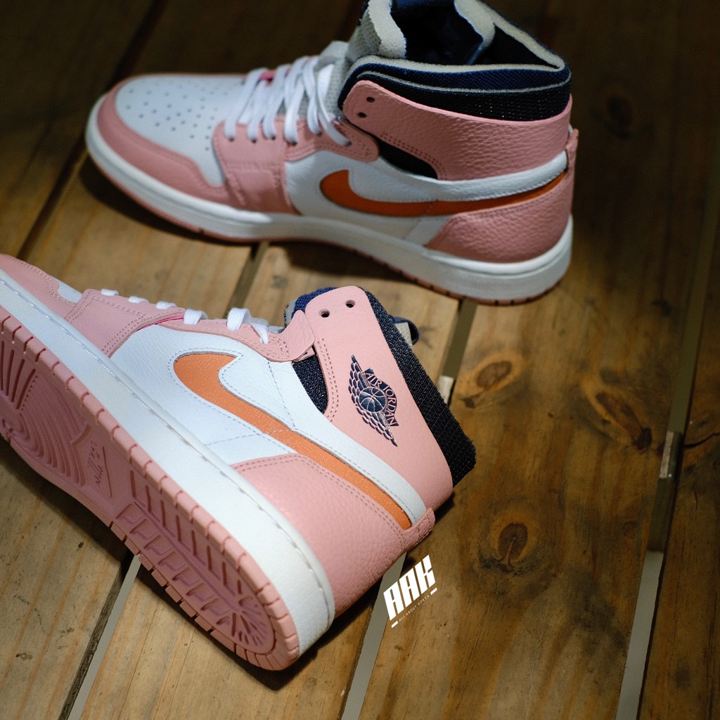 NIKE AIR JORDAN 1 HIGH ZOOM AIR CMFT PINK GLZAE - CT0979 601