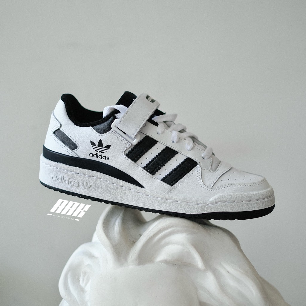 ADIDAS FORUM LOW BLACK WHITE - FY7757