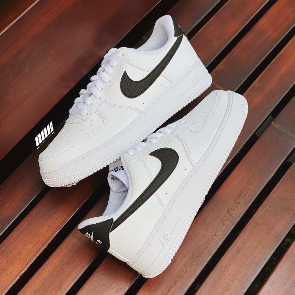 NIKE AIR FORCE 1 LOW WHITE BLACK - CT2302 100