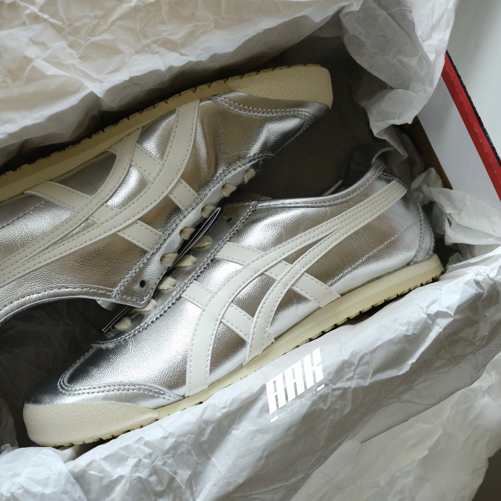 ONITSUKA MEXICO 66 SILVER/OFFWHITE (1183B566-021)