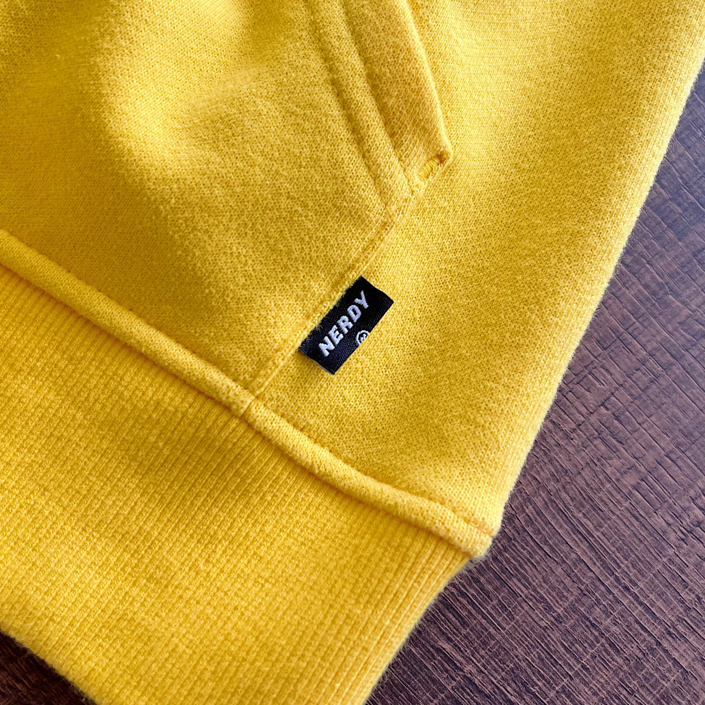 NERDY PULLOVER HOODIE YELLOW