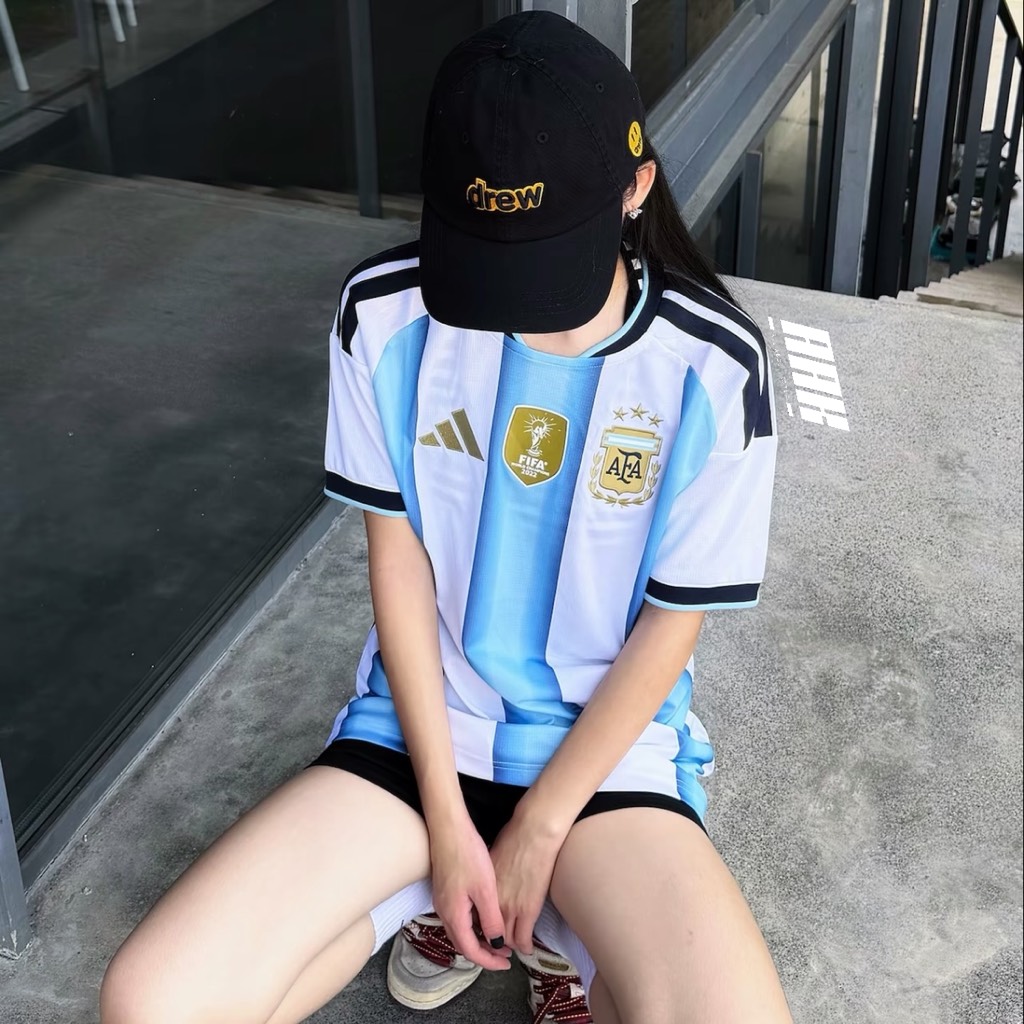 Adidas Argentina AFA Home Jersey 26 ‘Jersey White/Icey Blue’ (JM8396)