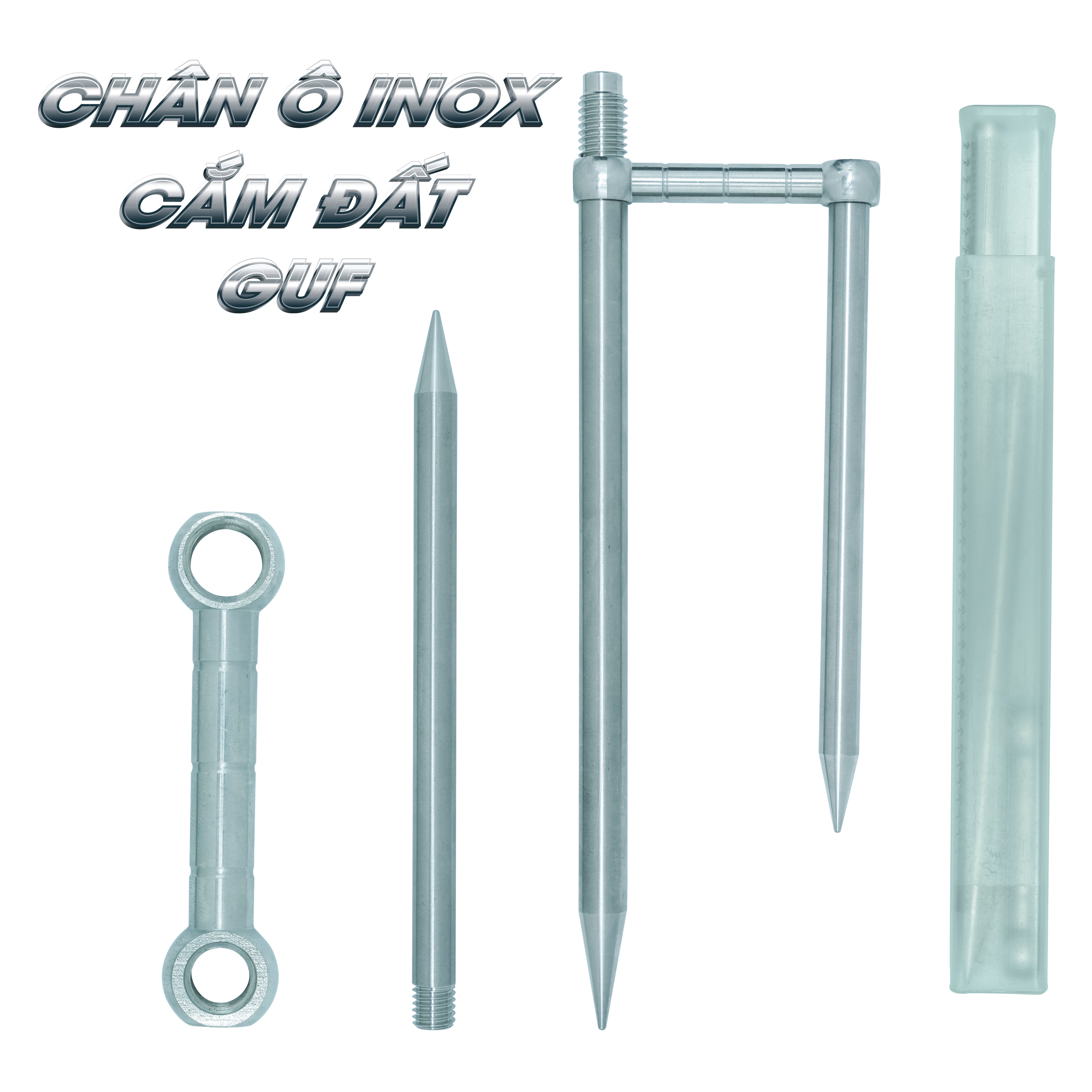 Chân Ô Inox Cắm Đất GUF | TAG Fishing Việt Nam | Phân Phối Dụng Cụ Câu ...