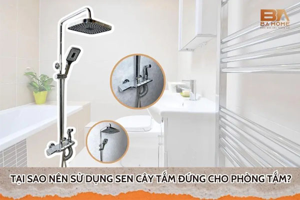 Tại Sao Nên Sử Dụng Sen Cây Tắm Đứng Cho Phòng Tắm Gia Đình?