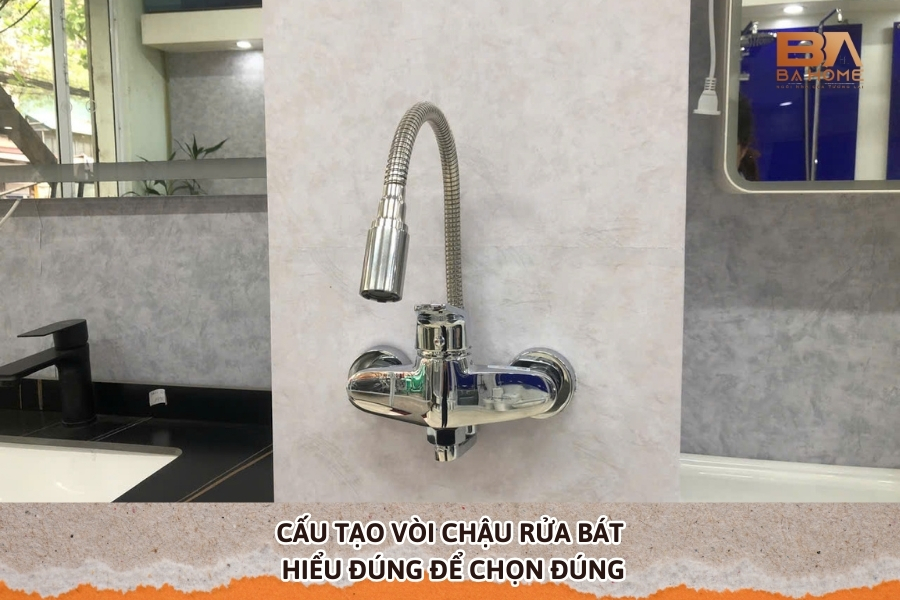 Cấu Tạo Vòi Chậu Rửa Bát: Hiểu Đúng Để Chọn Đúng