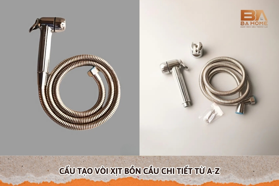 Cấu Tạo Vòi Xịt Bồn Cầu Chi Tiết Từ A-Z