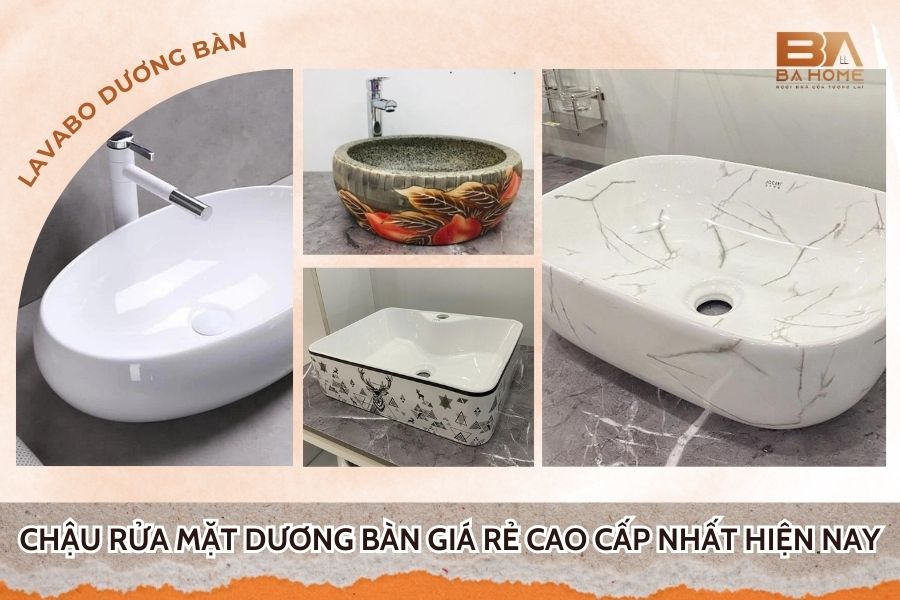 Chậu Rửa Mặt Dương Bàn Giá Rẻ Cao Cấp Nhất Hiện Nay