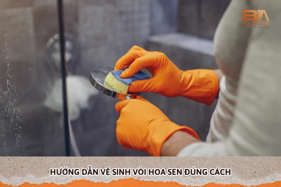 Hướng Dẫn Vệ Sinh Vòi Hoa Sen Đúng Cách