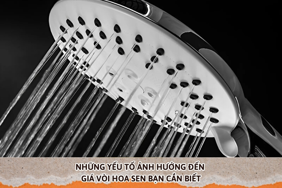 Những Yếu Tố Ảnh Hưởng Đến Giá Vòi Hoa Sen Bạn Cần Biết