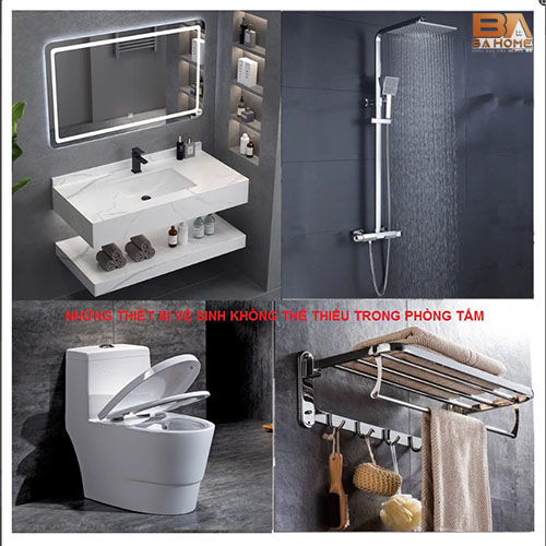 Những Thiết Bị Vệ Sinh Không Thể Thiếu Trong Phòng Tắm Gia Đình.