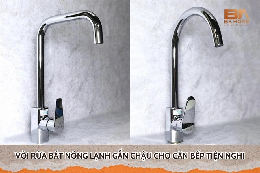Vòi Rửa Bát Nóng Lạnh Gắn Chậu - Sự Hoàn Hảo Cho Căn Bếp Tiện Nghi