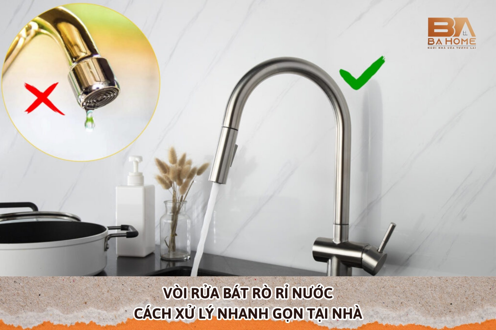 Vòi Rửa Bát Rò Rỉ Nước: Cách Xử Lý Nhanh Gọn Tại Nhà