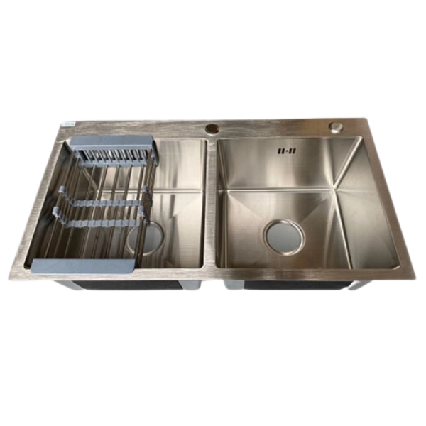 Chậu rửa bát Inox 2 hố