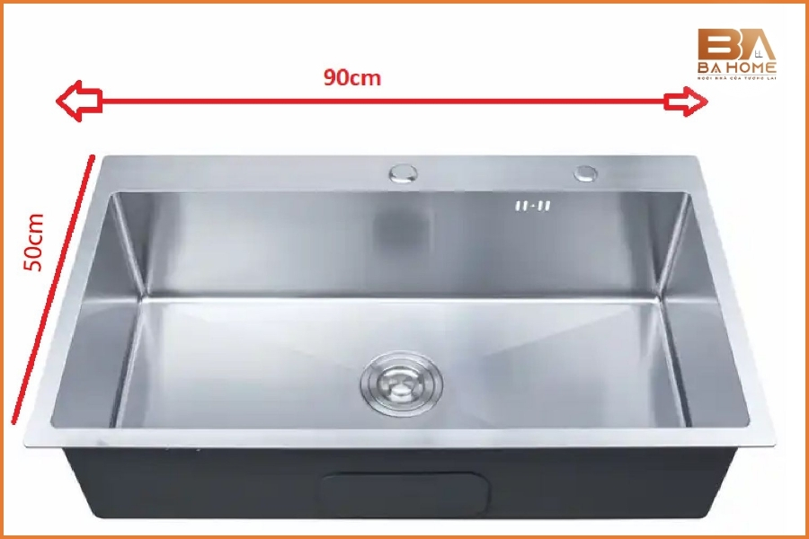 Kích Thước Chậu Rửa Bát 1 Hố Chuẩn Cho Mọi Không Gian Bếp