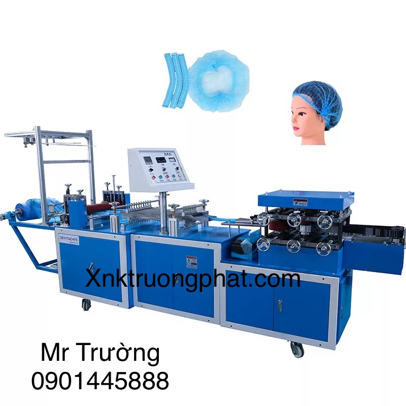 Máy làm mũ vải không dệt dùng 1 lần