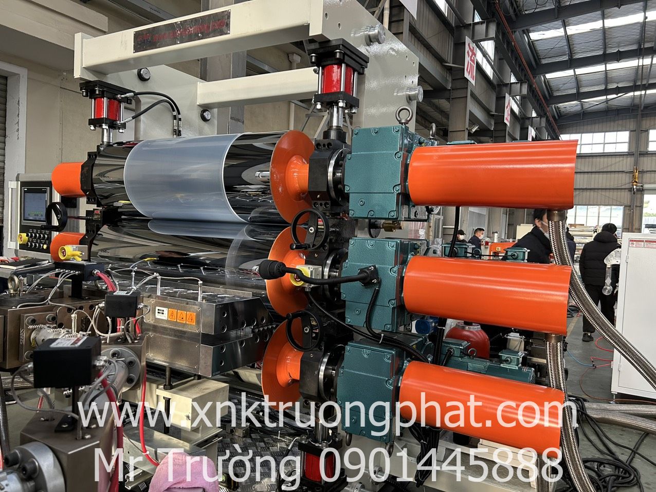 Máy cán màng PP PS PET sản lượng cao