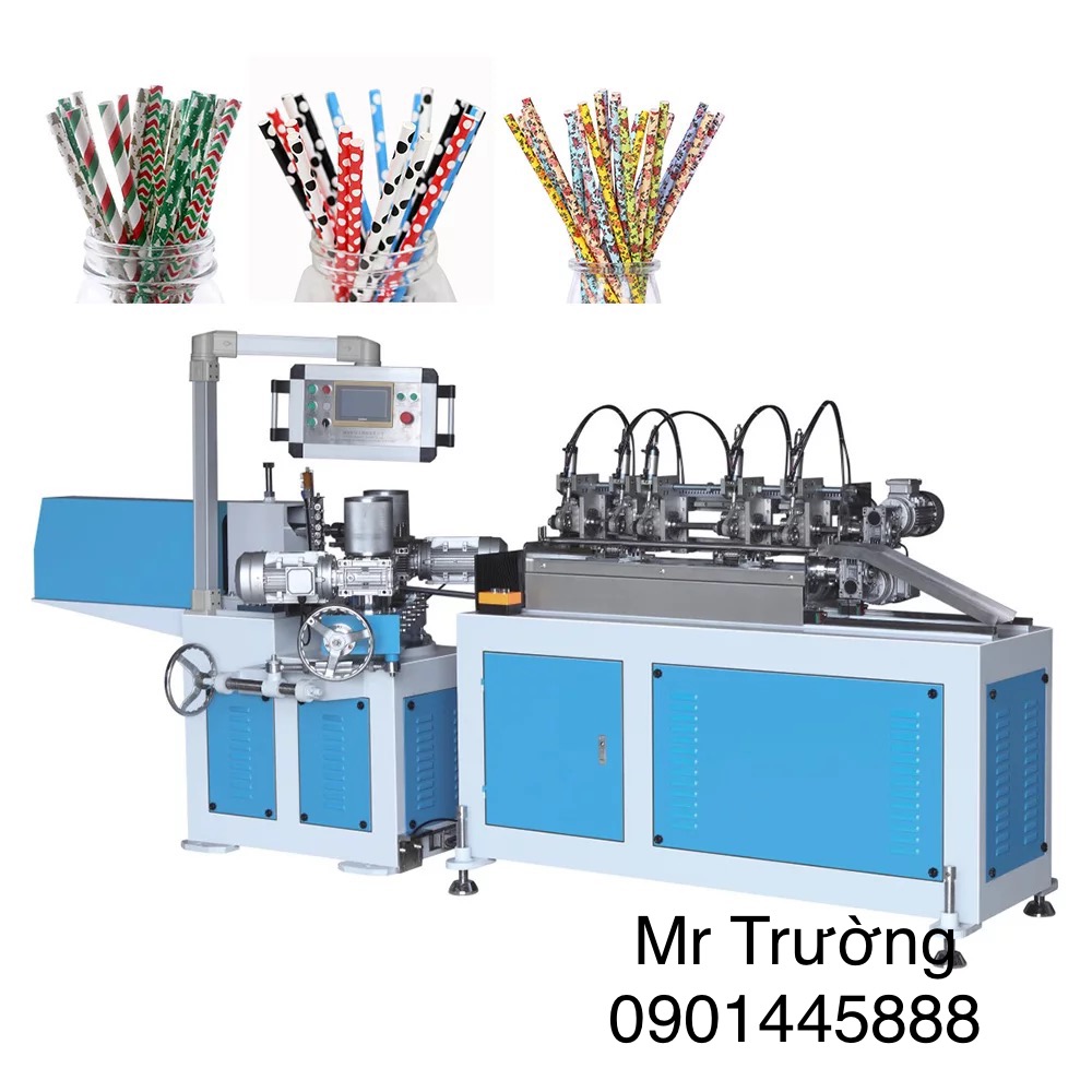 Máy làm ống hút giấy tự động
