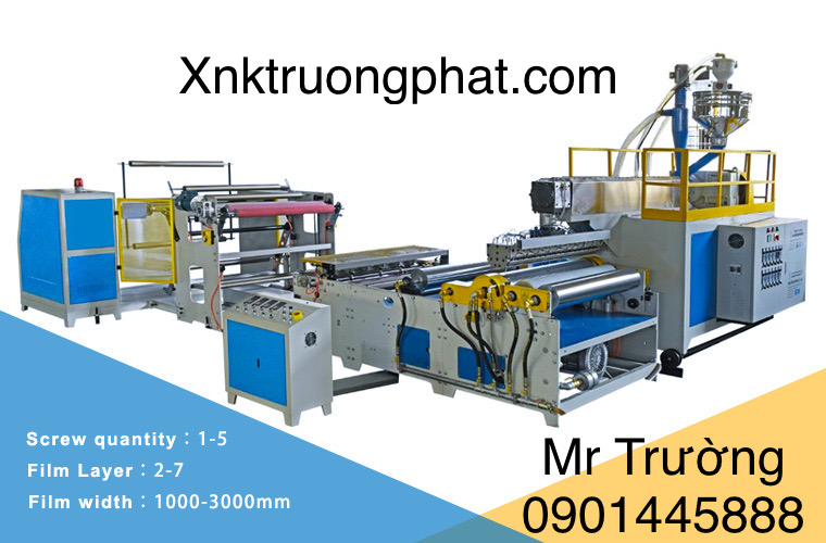 Máy làm màng xốp khí 2-7 lớp bọc hàng chống sốc