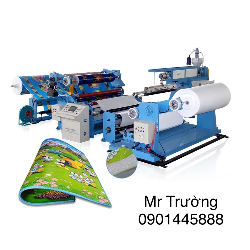 Máy cán màng, ghép phức hợp màng EPE, làm thảm lót