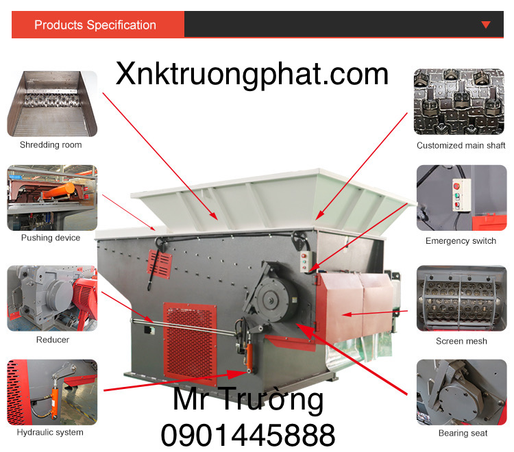 Hệ thống băm thu hồi nhựa cứng