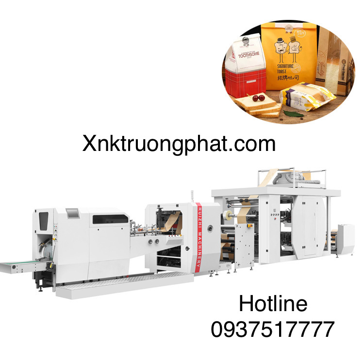 Máy làm túi giấy đựng thực phẩm đáy dẹt