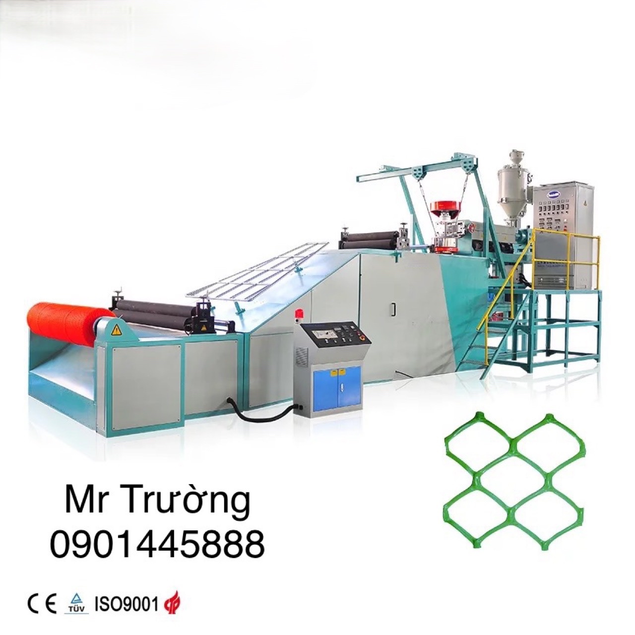 Máy đùn lưới nhựa Pe đă năng