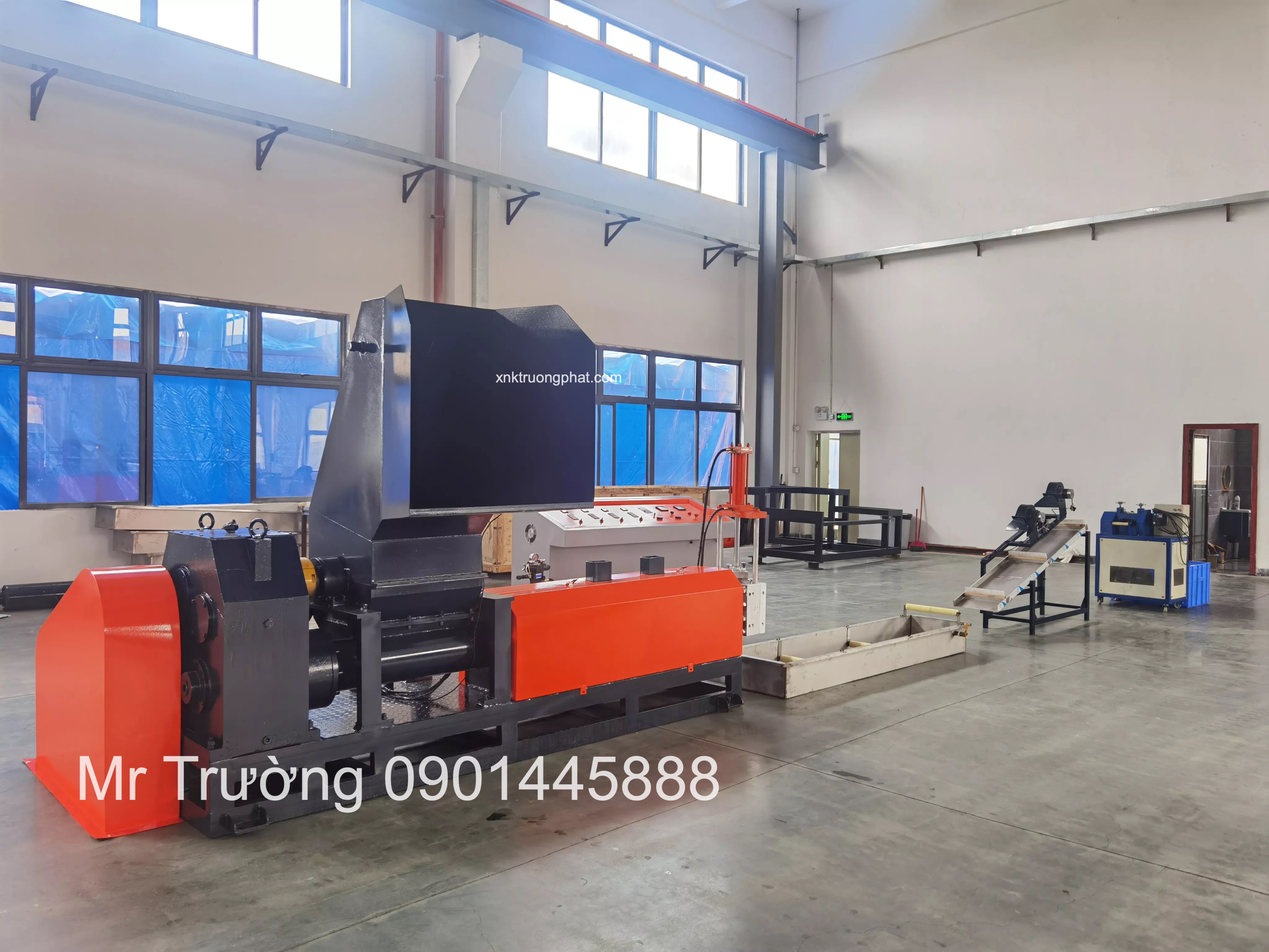 Máy tạo hạt nhựa tái sinh màng foam pe, PE, PP/PE, PC, ABS