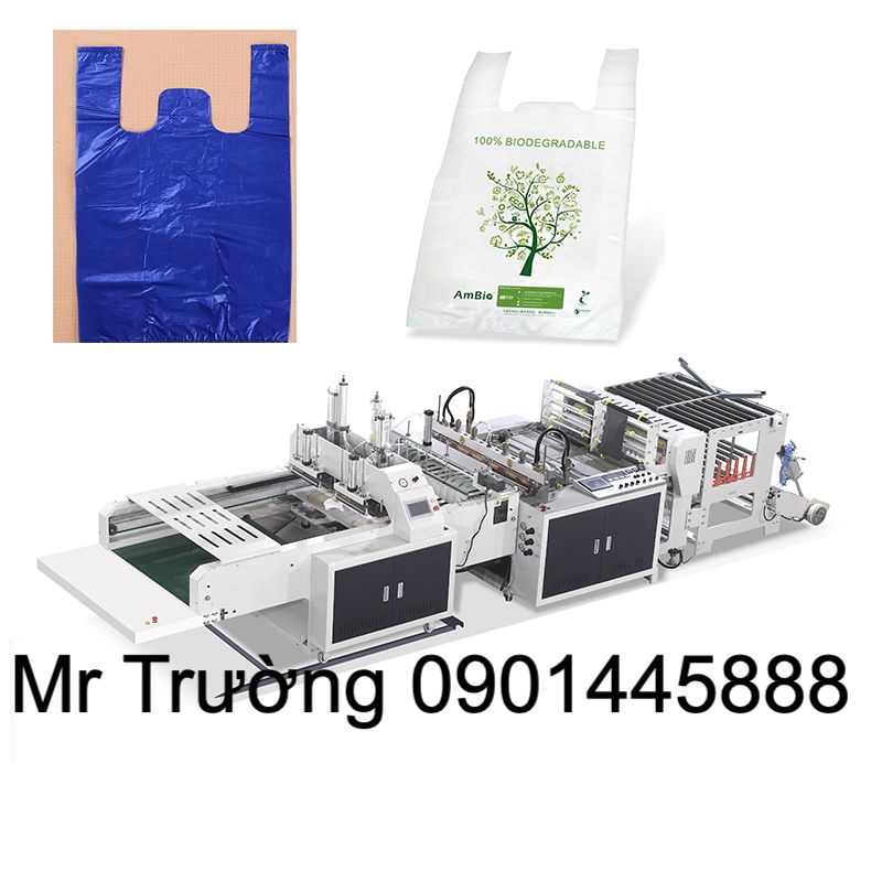 Máy cắt hàn túi HDPE LDP tự hủy tốc độ cao
