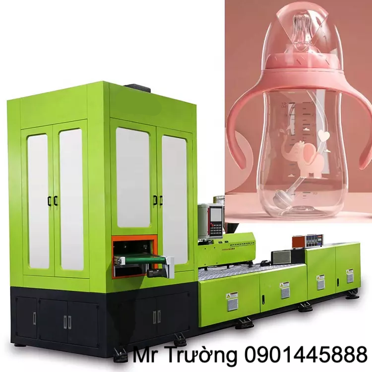 Máy ép thổi bình sữa trẻ em Tritan, PP, PPSU, PC, PES, AS