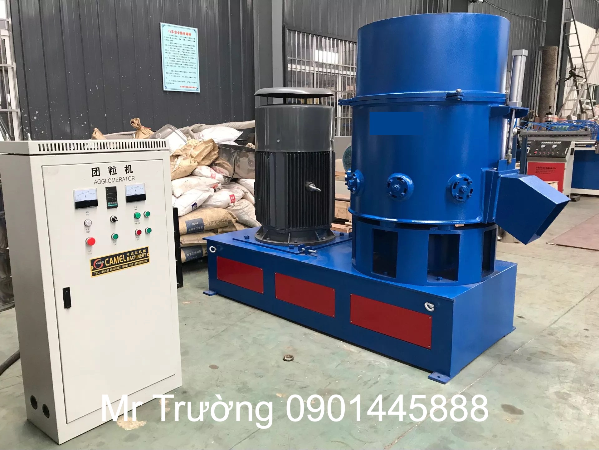 Máy vo viên màng nhựa PE,PP mỏng