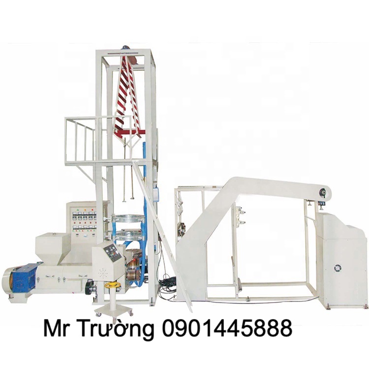 Máy thổi màng túi zep khóa kéo