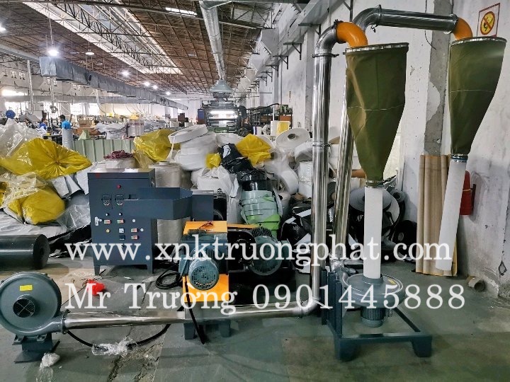 Máy tạo hạt nhựa màng PP PE sạch không gia nhiệt