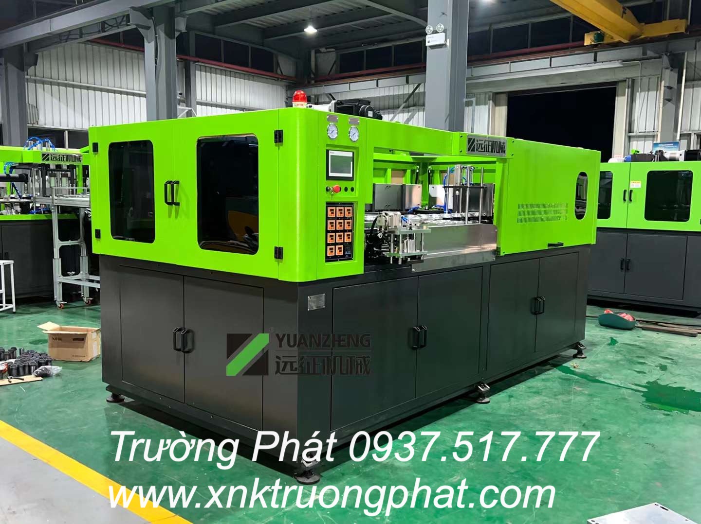 CÙn cấp máy thổi hũ PET tự động full servo Trường Phát