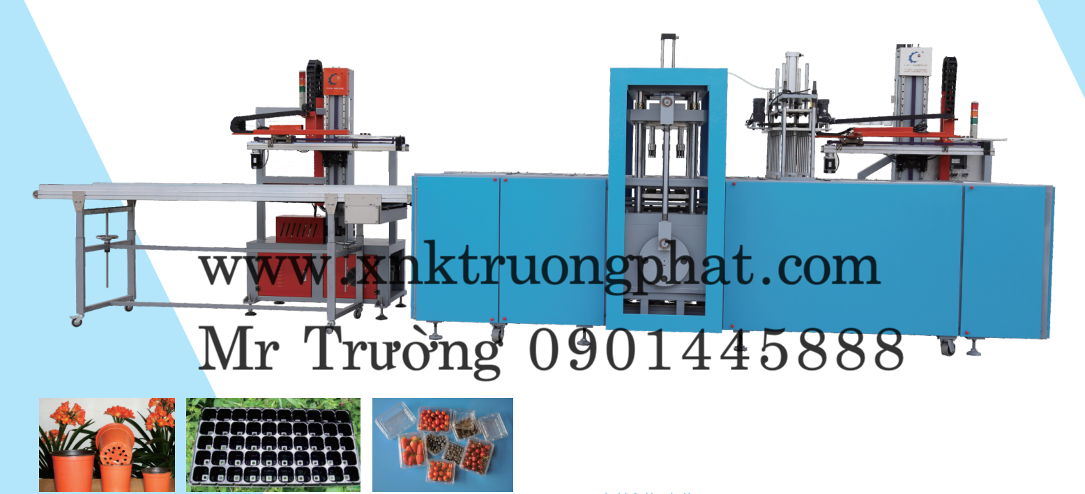 Máy làm chậu hoa nhựa tự động