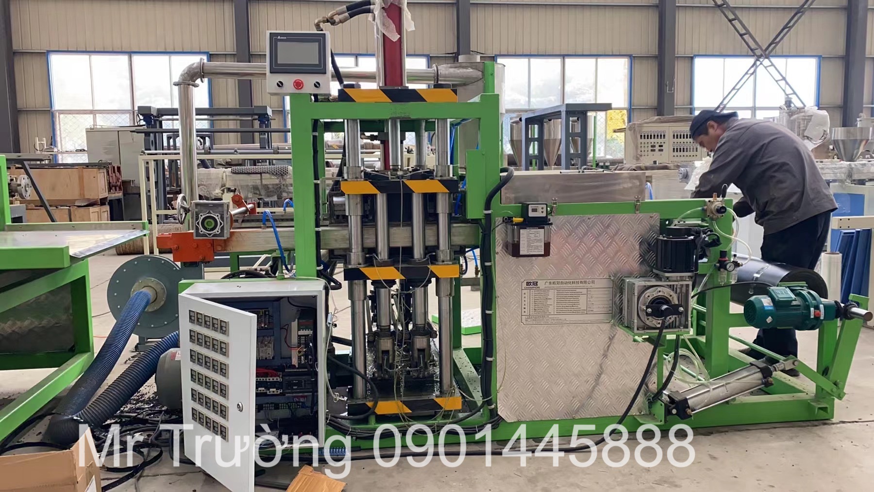 Máy định hình bầu cây vỉ cuốn