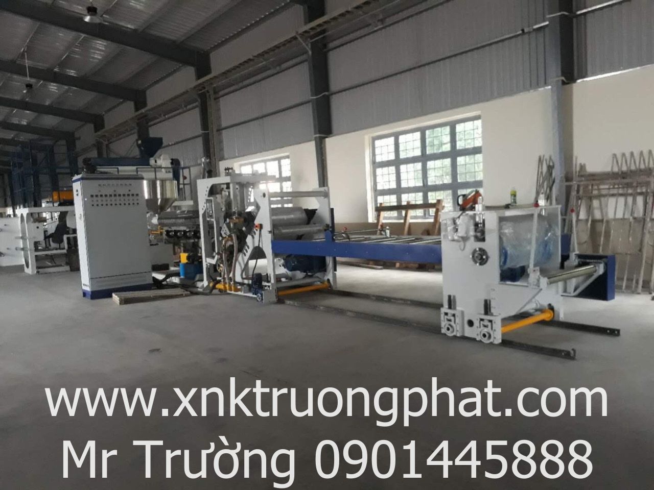 LẮP ĐẶT CHUYỂN GIAO DÂY CHUYỀN MÁY CÁN MÀNG PP PS