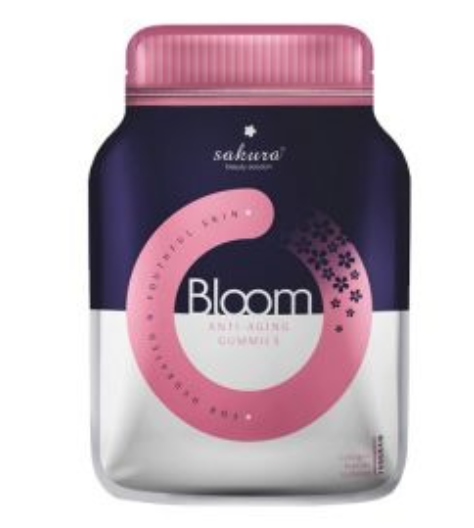 Kẹo dẻo bổ sung collagen chống lão hóa Sakura Bloom Anti - Aging Collagen Gummies 35 viên/ túi nhôm