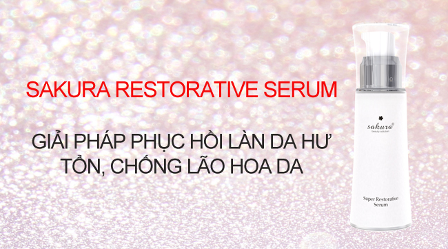 Serum phục hồi da cho da nhạy cảm, dưỡng trắng phục hồi da SUPPER RESTORATIVE SERUM