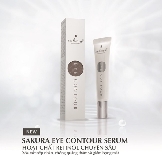 Kem dưỡng trị thâm da mắt Sakura Eye Contour 15ml