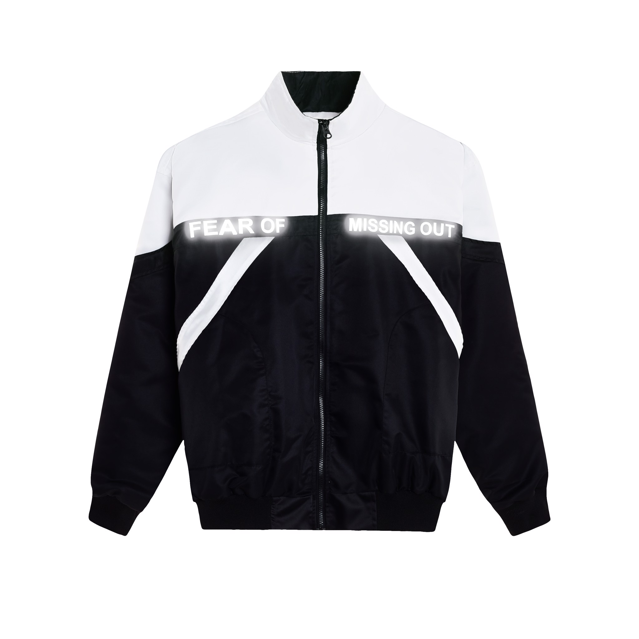 OBLIQUE JACKET/White&Black