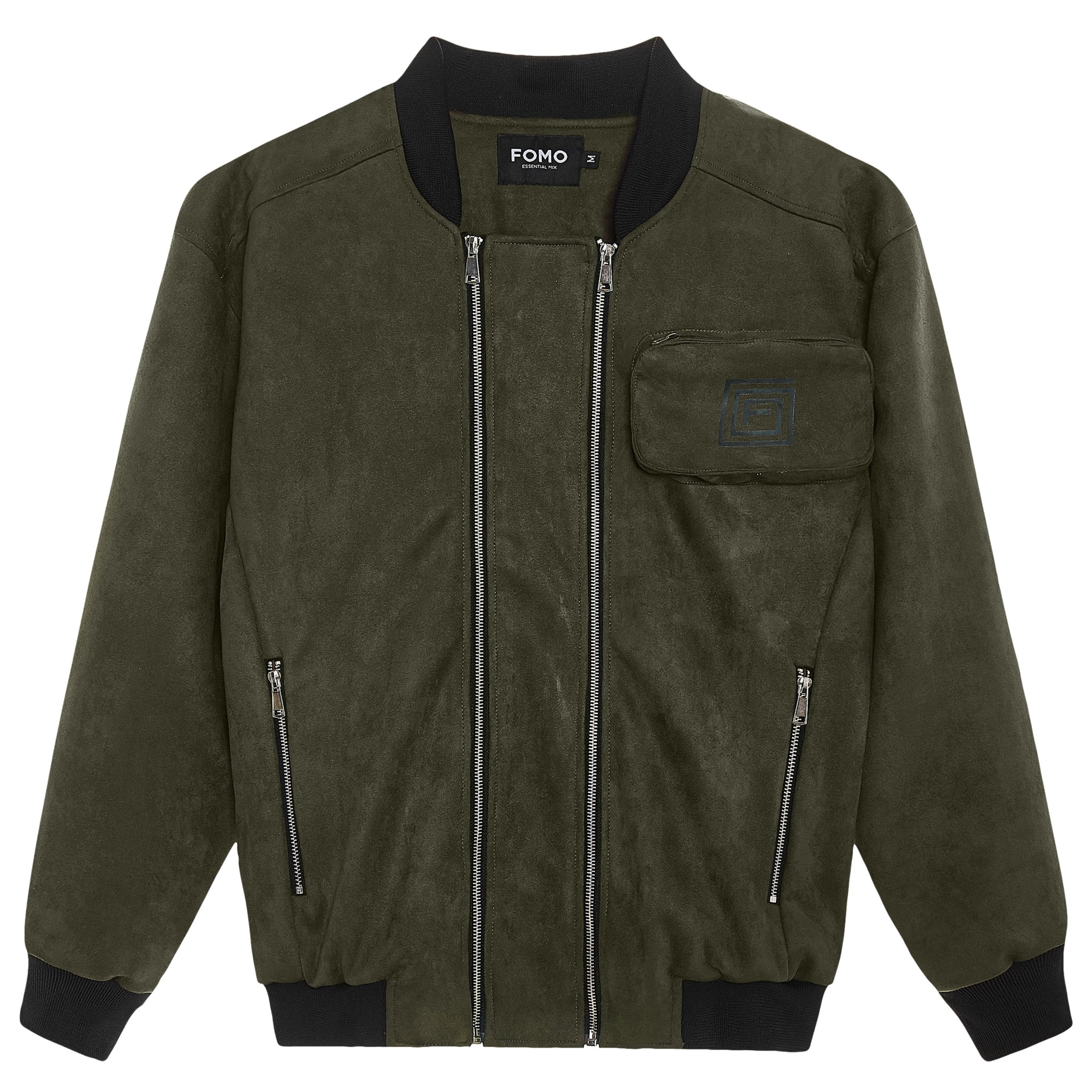 DEUCE ZIP JACKET/Moss Green