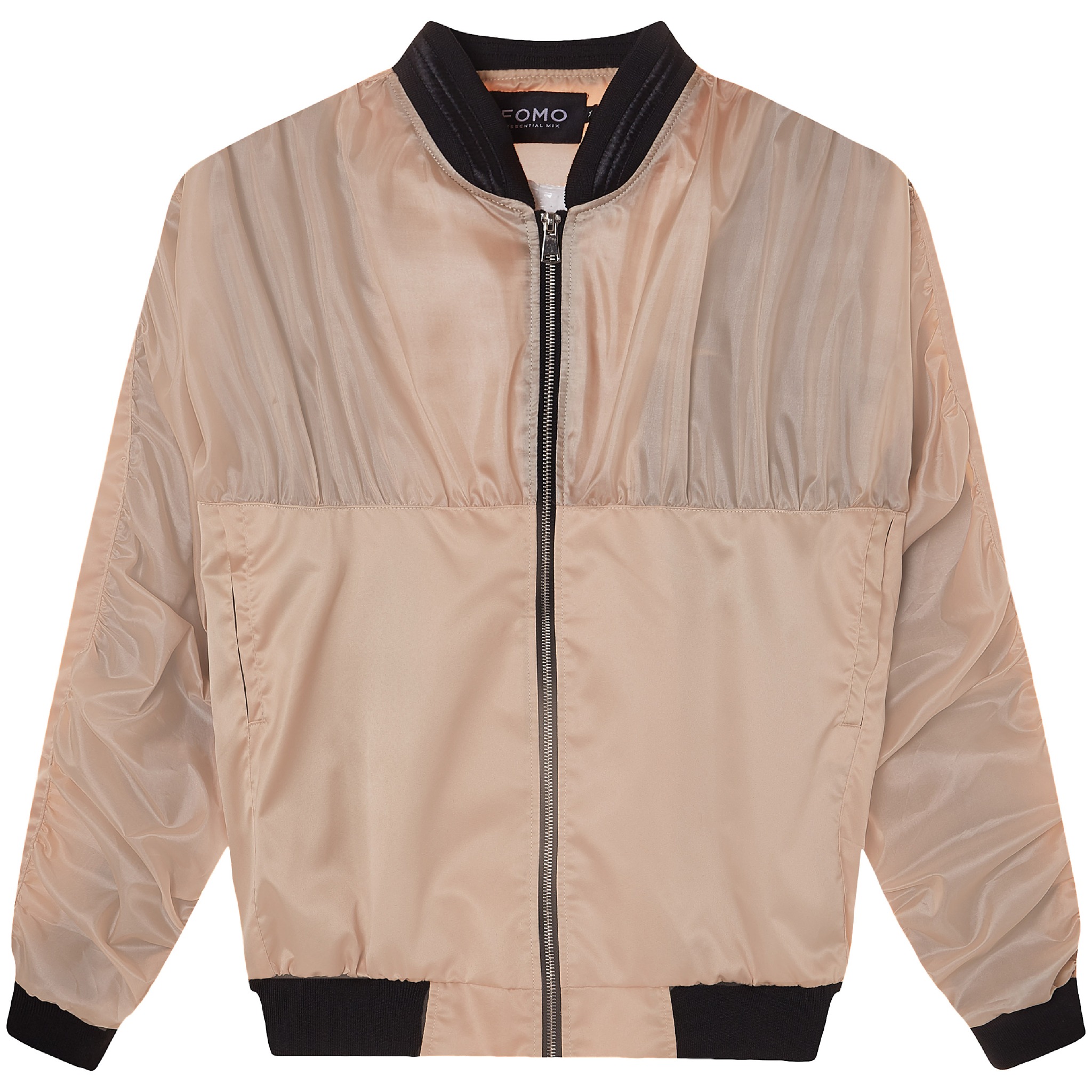 FOAM BOMBER JACKET/Beige