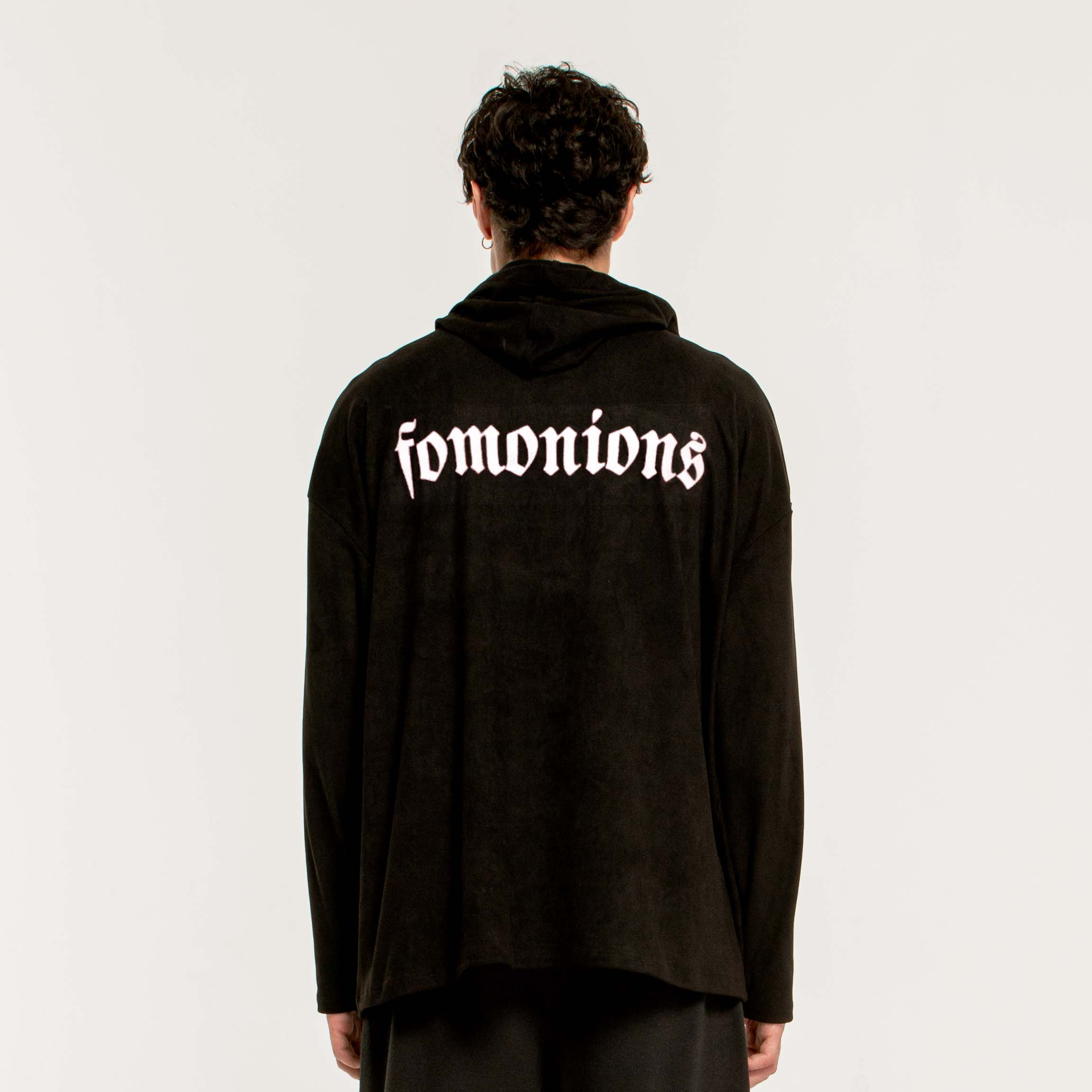 ANORAK HOODIE/White-Wording