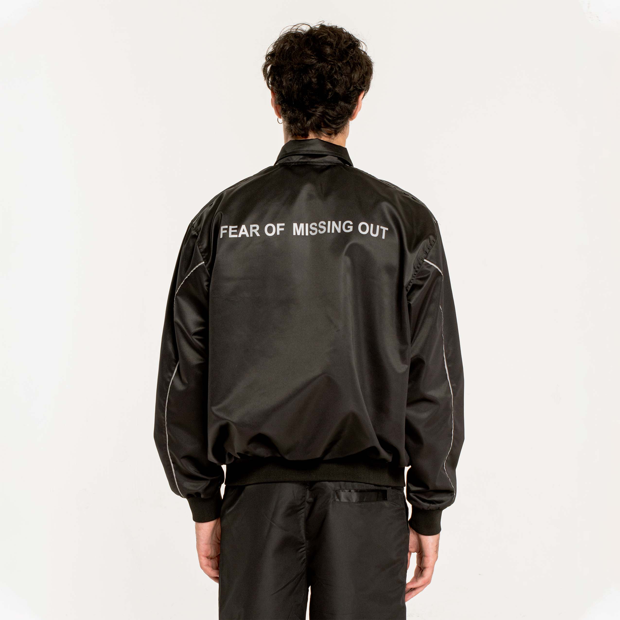 DRAWSTRING JACKET/Black